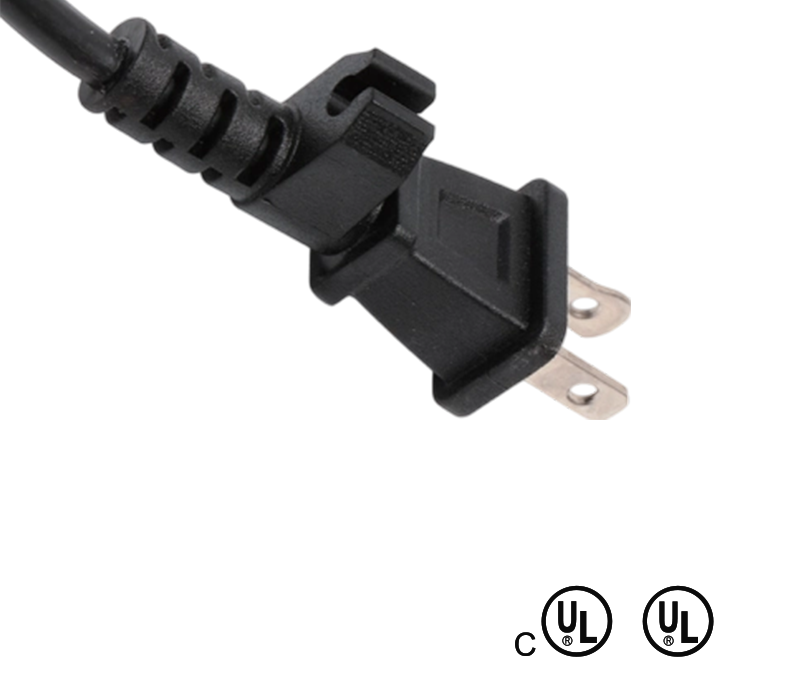 JT-2K 15A 125V Two-Pin American Standard Plug With Wire Clamp