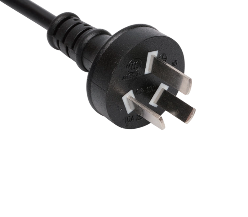 C3-10C 10A 250V China Standard Three-Pin Straight Plug