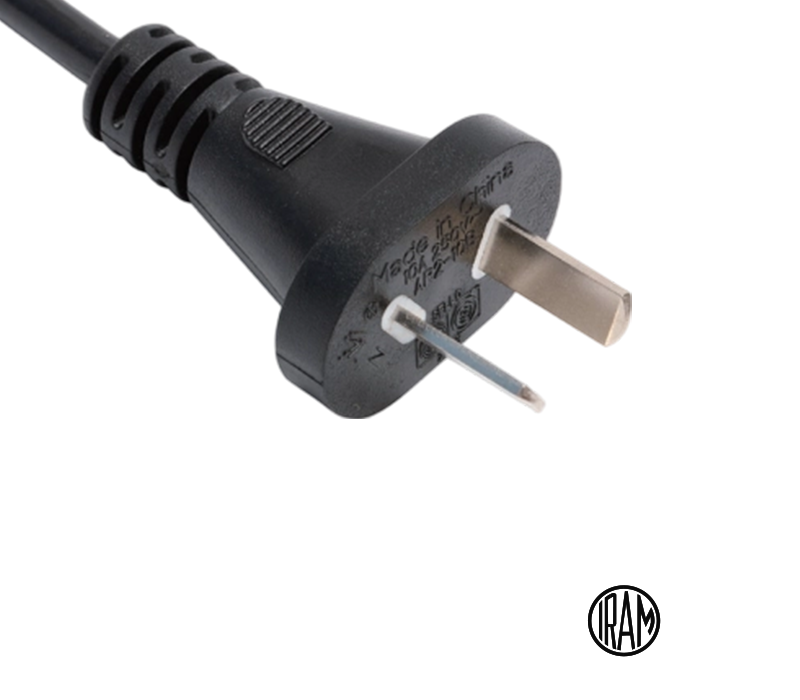 AR2-10B 10A 250V Two-Pin Argentine Plug