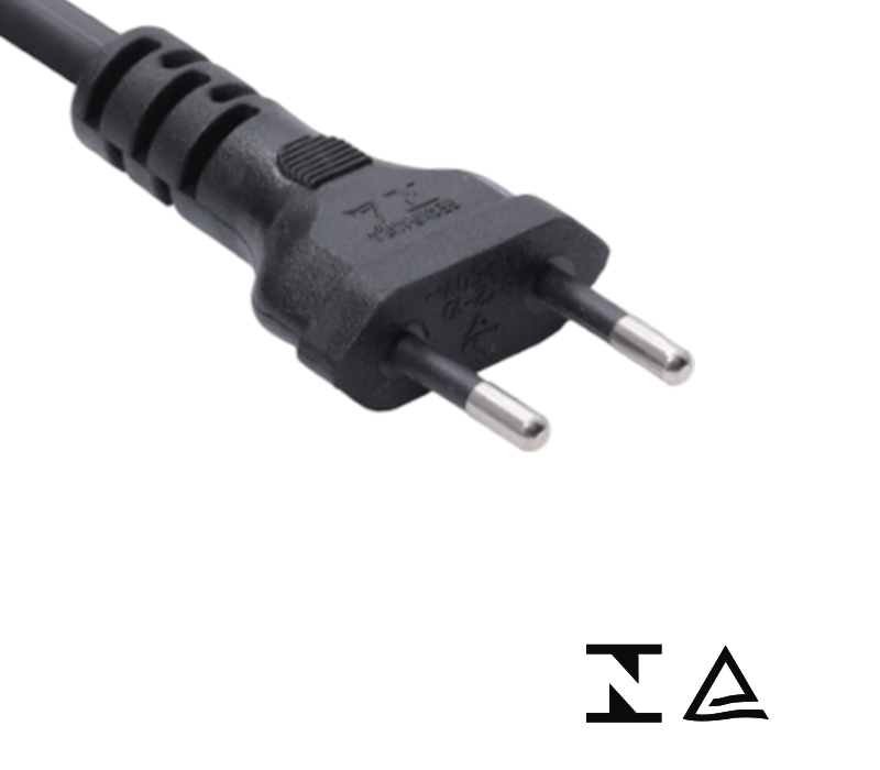 BY2-10 10A 250V Two-Pin Brazilian Plug