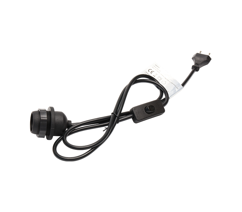 RGB LED Strip Light with European-style Two-Pin Plug(2.5A) and Switch