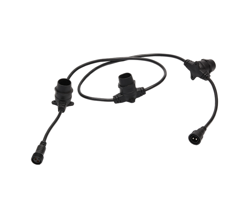 LED Light String With Two-Pin Waterproof Connector