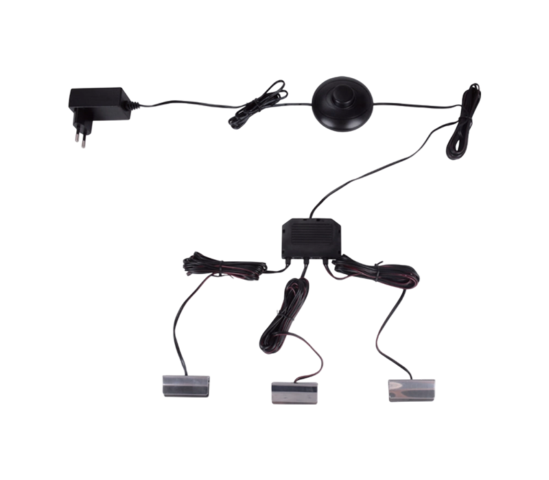 CLS-12 12V DC Cabinet Trim Lights with a Foot Switch